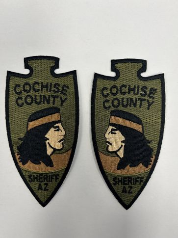 Cochise County Sheriff's Office LEFT & RIGHT Shoulder Patches